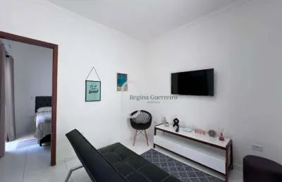 Apartamento com 1 dormitório à venda, 28 m² por r$ 181.000,00 - jardim ribamar - peruíbe/sp