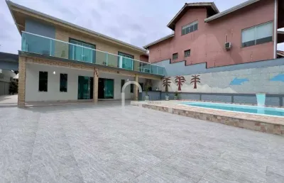 Casa com 7 dormitórios à venda, 369 m² por r$ 1.500.000,00 - balneário stella maris - peruíbe/sp
