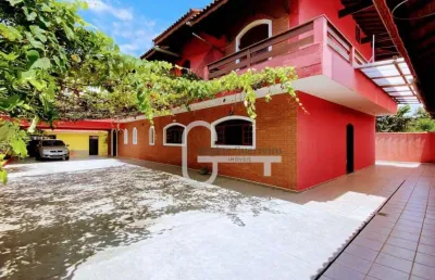Casa com 6 dormitórios à venda, 315 m² por r$ 1.200.000,00 - jardim barra de jangada - peruíbe/sp