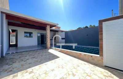 Casa com 2 dormitórios à venda, 96 m² por r$ 480.000,00 - flora rica ii - peruíbe/sp