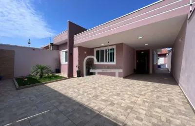 Casa com 3 dormitórios à venda, 150 m² por r$ 795.000,00 - balneário três marias - peruíbe/sp