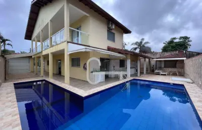Casa com 7 dormitórios à venda, 362 m² por r$ 1.200.000,00 - guaraú - peruíbe/sp
