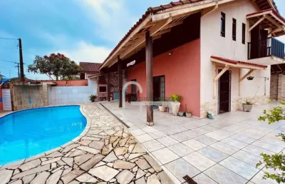 Casa com 3 dormitórios à venda, 140 m² por r$ 590.000,00 - parque turístico - peruíbe/sp