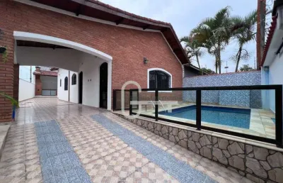 Casa com 3 dormitórios à venda, 119 m² por r$ 570.000,00 - balneário florida - peruíbe/sp