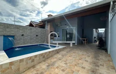 Casa com 2 dormitórios à venda, 79 m² por r$ 395.000,00 - flora rica ii - peruíbe/sp