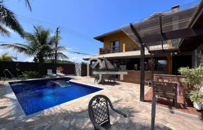 Casa com 4 dormitórios à venda, 379 m² por r$ 2.900.000,00 - bougainvillee iv - peruíbe/sp
