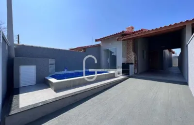 Casa com 3 dormitórios à venda, 115 m² por r$ 435.000,00 - cidade nova peruibe - peruíbe/sp