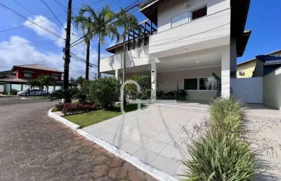 Casa com 5 dormitórios à venda, 350 m² por r$ 2.500.000,00 - condomínio aldeia da juréia - peruíbe/sp