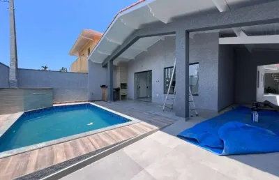 Casa com 3 dormitórios à venda, 157 m² por r$ 750.000,00 - parque balneário oásis - peruíbe/sp