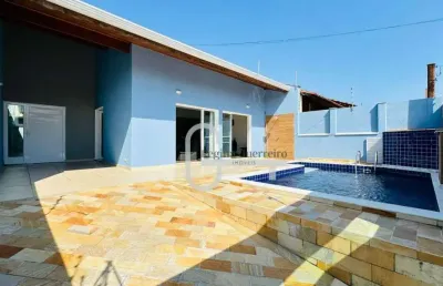 Casa com 4 dormitórios à venda, 165 m² por r$ 740.000,00 - parque balneário oásis - peruíbe/sp