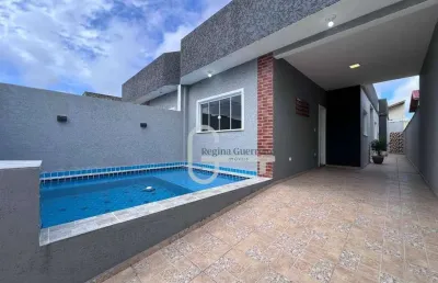 Casa com 2 dormitórios à venda, 86 m² por r$ 399.000,00 - flora rica iii - peruíbe/sp