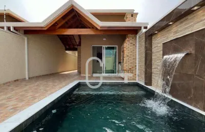 Casa com 2 dormitórios à venda, 82 m² por r$ 429.000,00 - flora rica ii - peruíbe/sp