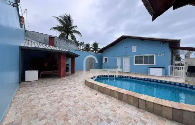Casa com 4 dormitórios à venda, 165 m² por r$ 1.060.000,00 - jardim barra de jangada - peruíbe/sp