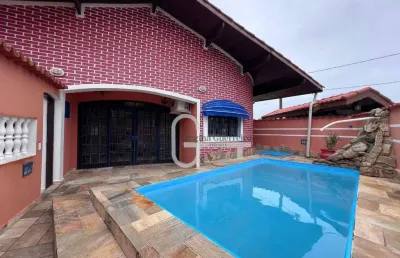 Casa com 3 dormitórios à venda, 150 m² por r$ 550.000,00 - jardim imperador - peruíbe/sp