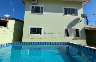 Casa com 4 dormitórios à venda, 135 m² por r$ 440.000,00 - balneário são joão batista - peruíbe/sp
