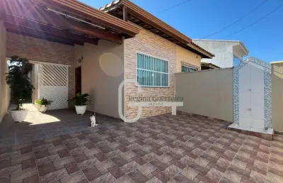 Casa com 2 dormitórios à venda, 95 m² por r$ 395.000,00 - parque d'aville residencial - peruíbe/sp
