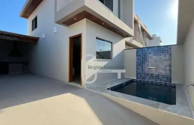 Casa com 2 dormitórios à venda, 44 m² por r$ 450.000,00 - cidade nova peruibe - peruíbe/sp