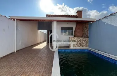 Casa com 2 dormitórios à venda, 85 m² por r$ 330.000,00 - flora rica iii - peruíbe/sp