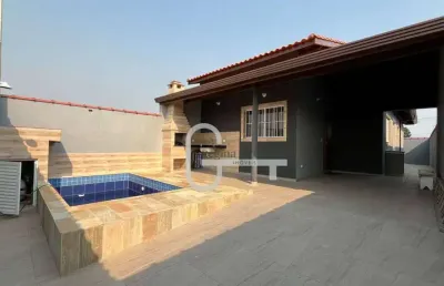 Casa com 2 dormitórios à venda, 65 m² por r$ 380.000,00 - flora rica iii - peruíbe/sp
