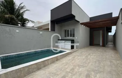 Casa com 2 dormitórios à venda, 65 m² por r$ 330.000,00 - balneário são joão batista ii - peruíbe/sp