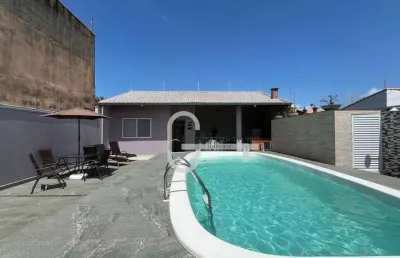 Casa com 3 dormitórios à venda, 151 m² por r$ 590.000,00 - belmira novaes - peruíbe/sp