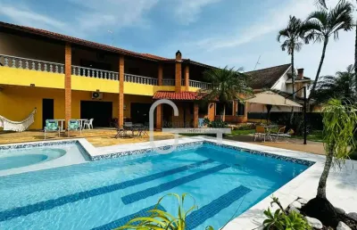 Casa com 5 dormitórios à venda, 461 m² por r$ 2.200.000,00 - bougainvillee iii - peruíbe/sp