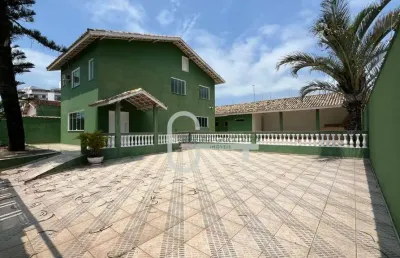 Casa com 5 dormitórios à venda, 246 m² por r$ 770.000,00 - balneario samburá - peruíbe/sp
