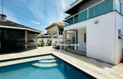 Casa com 4 dormitórios à venda, 260 m² por r$ 1.850.000,00 - condomínio aldeia da juréia - peruíbe/sp