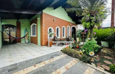 Casa com 3 dormitórios à venda, 178 m² por r$ 650.000,00 - balneário três marias - peruíbe/sp