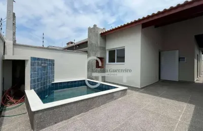 Casa com 3 dormitórios à venda, 80 m² por r$ 430.000,00 - flora rica iii - peruíbe/sp