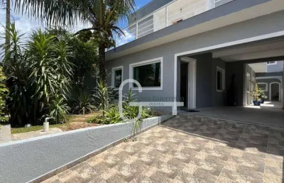 Casa com 3 dormitórios à venda, 255 m² por r$ 900.000,00 - balneário três marias - peruíbe/sp