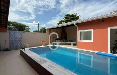Casa com 3 dormitórios à venda, 180 m² por r$ 680.000,00 - balneário stella maris - peruíbe/sp