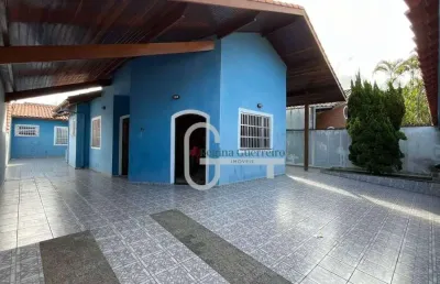 Casa com 3 dormitórios à venda, 151 m² por r$ 515.000,00 - balneário florida - peruíbe/sp