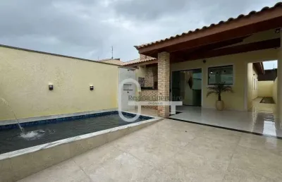 Casa com 3 dormitórios à venda, 92 m² por r$ 460.000,00 - parque d'aville residencial - peruíbe/sp