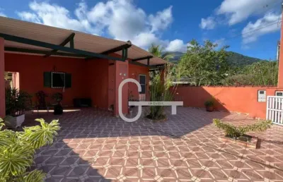 Casa com 2 dormitórios à venda, 150 m² por r$ 350.000,00 - guaraú - peruíbe/sp