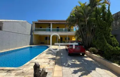 Casa com 6 dormitórios à venda, 295 m² por r$ 750.000,00 - jardim beira mar - peruíbe/sp