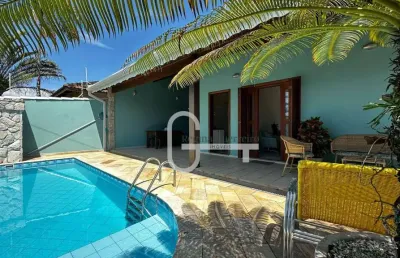 Casa com 3 dormitórios à venda, 155 m² por r$ 850.000,00 - balneário três marias - peruíbe/sp