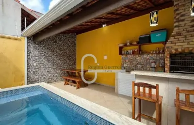 Casa com 2 dormitórios à venda, 90 m² por r$ 420.000,00 - cidade nova peruibe - peruíbe/sp