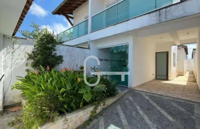 Casa com 3 dormitórios à venda, 127 m² por r$ 420.000,00 - parque balneário oásis - peruíbe/sp