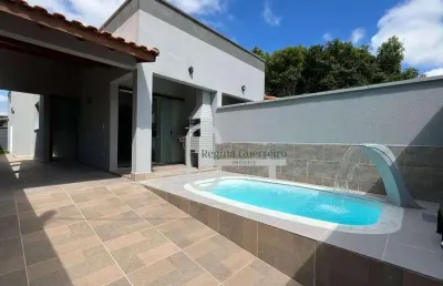 Casa com 2 dormitórios à venda, 70 m² por r$ 360.000,00 - parque balneário oásis - peruíbe/sp