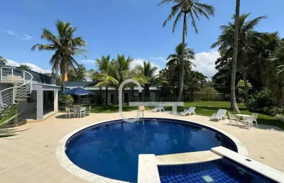 Casa com 6 dormitórios à venda, 475 m² por r$ 3.500.000,00 - parque balneário oásis - peruíbe/sp
