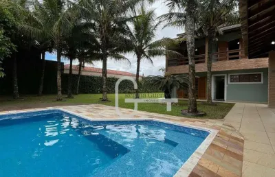 Casa com 6 dormitórios à venda, 332 m² por r$ 2.700.000,00 - estância balneária maria helena novaes - peruíbe/sp