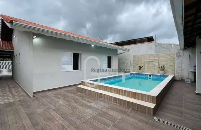 Casa com 3 dormitórios à venda, 110 m² por r$ 470.000,00 - estância são josé - peruíbe/sp