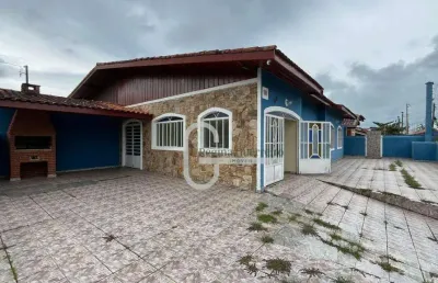 Casa com 3 dormitórios à venda, 108 m² por r$ 380.000,00 - balneário florida - peruíbe/sp