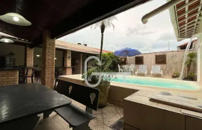 Casa com 3 dormitórios à venda, 182 m² por r$ 750.000,00 - estância balneária maria helena novaes - peruíbe/sp