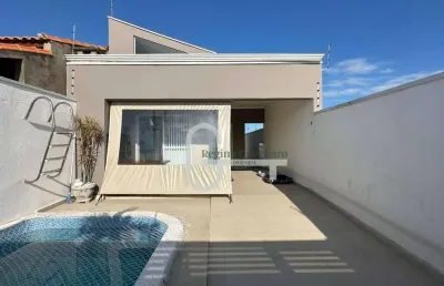Casa com 2 dormitórios à venda, 75 m² por r$ 390.000,00 - flora rica ii - peruíbe/sp