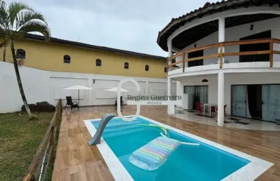 Casa com 6 dormitórios à venda, 369 m² por r$ 890.000,00 - estância balneária maria helena novaes - peruíbe/sp