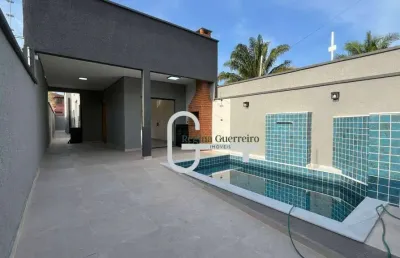 Casa com 3 dormitórios à venda, 94 m² por r$ 450.000,00 - cidade nova peruibe - peruíbe/sp