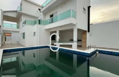 Casa com 4 dormitórios à venda, 300 m² por r$ 1.280.000,00 - balneário josedy - peruíbe/sp