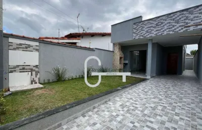 Casa com 2 dormitórios à venda, 90 m² por r$ 440.000,00 - cidade nova peruibe - peruíbe/sp